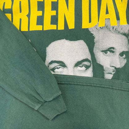 Green Day 1998 Tour Vintage Long Sleeve Tee - Green Day 1998 Tour Vintage Long Sleeve T-Shirt, Size L