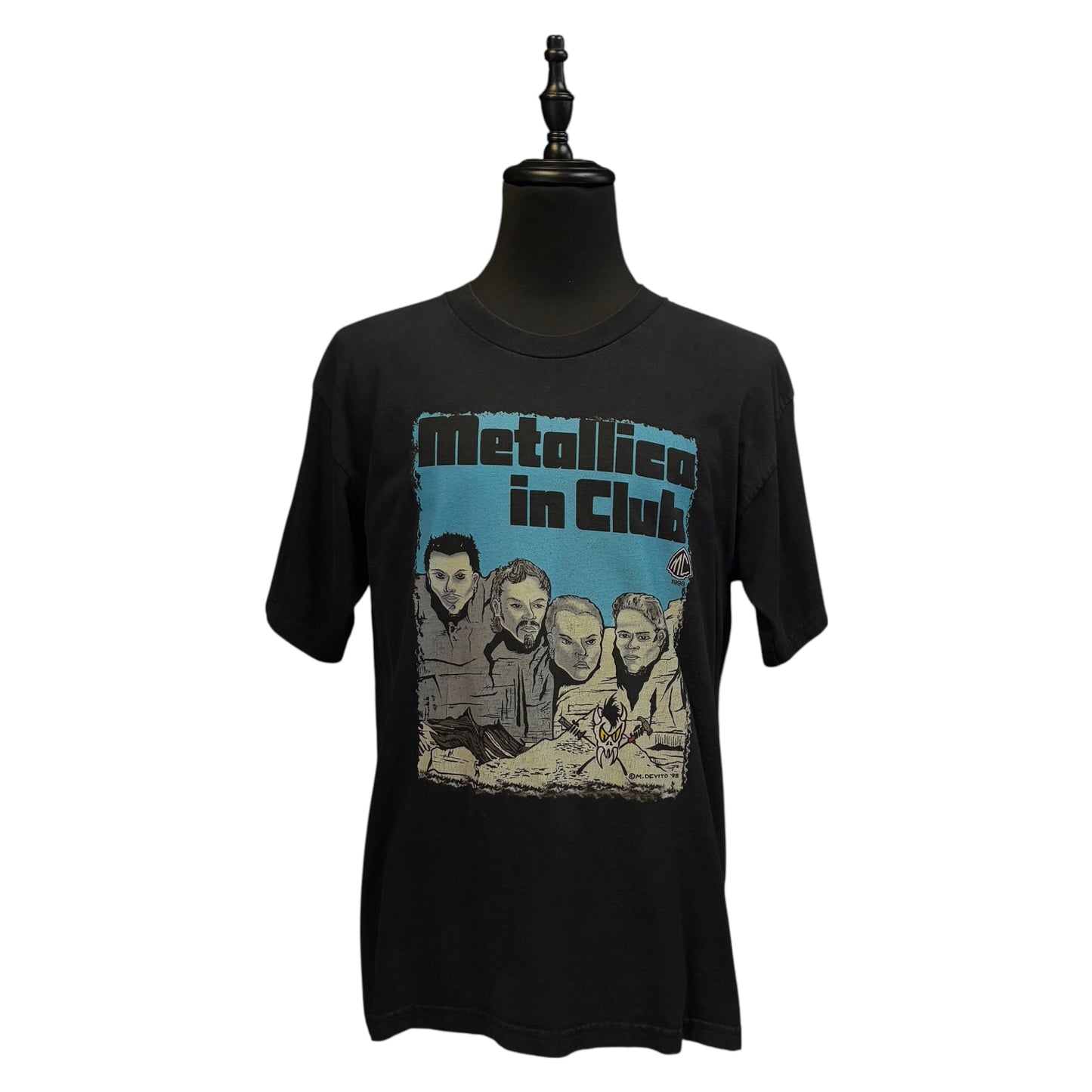 【METALLICA CLUB IN STUBBORN MEMBER 】メタリカ  メンバープリントTシャツ 90's  L
