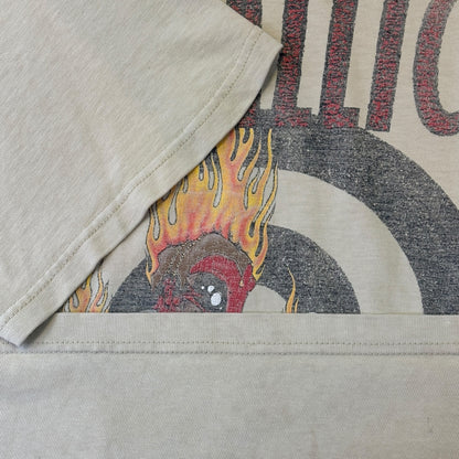 [METALICA] Metallica Vintage T-Shirt / ACME Tag / 90's / Pushead / Where the Wild Things Are / Beige