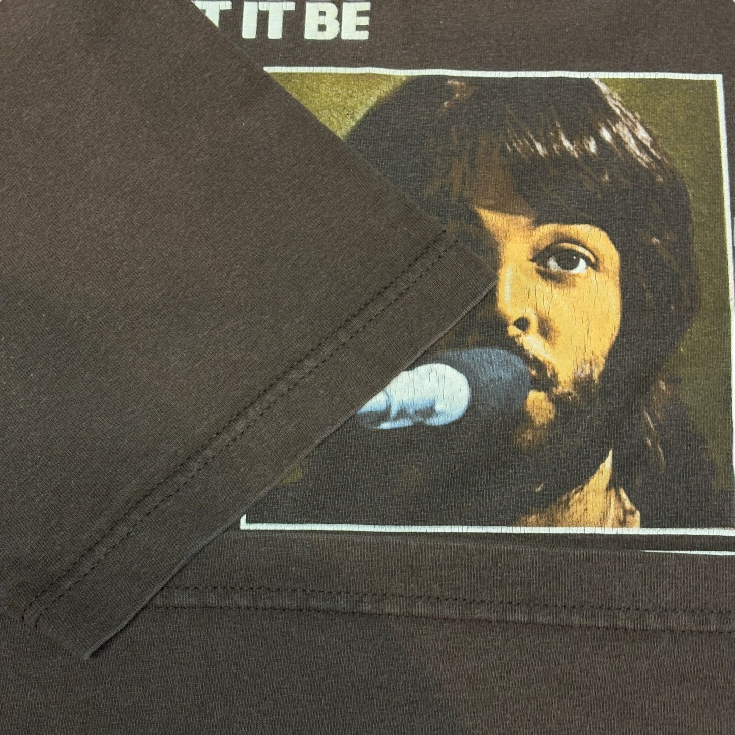 【THE BEATLES】ビートルズ「LET IT BE」フォトTシャツ M