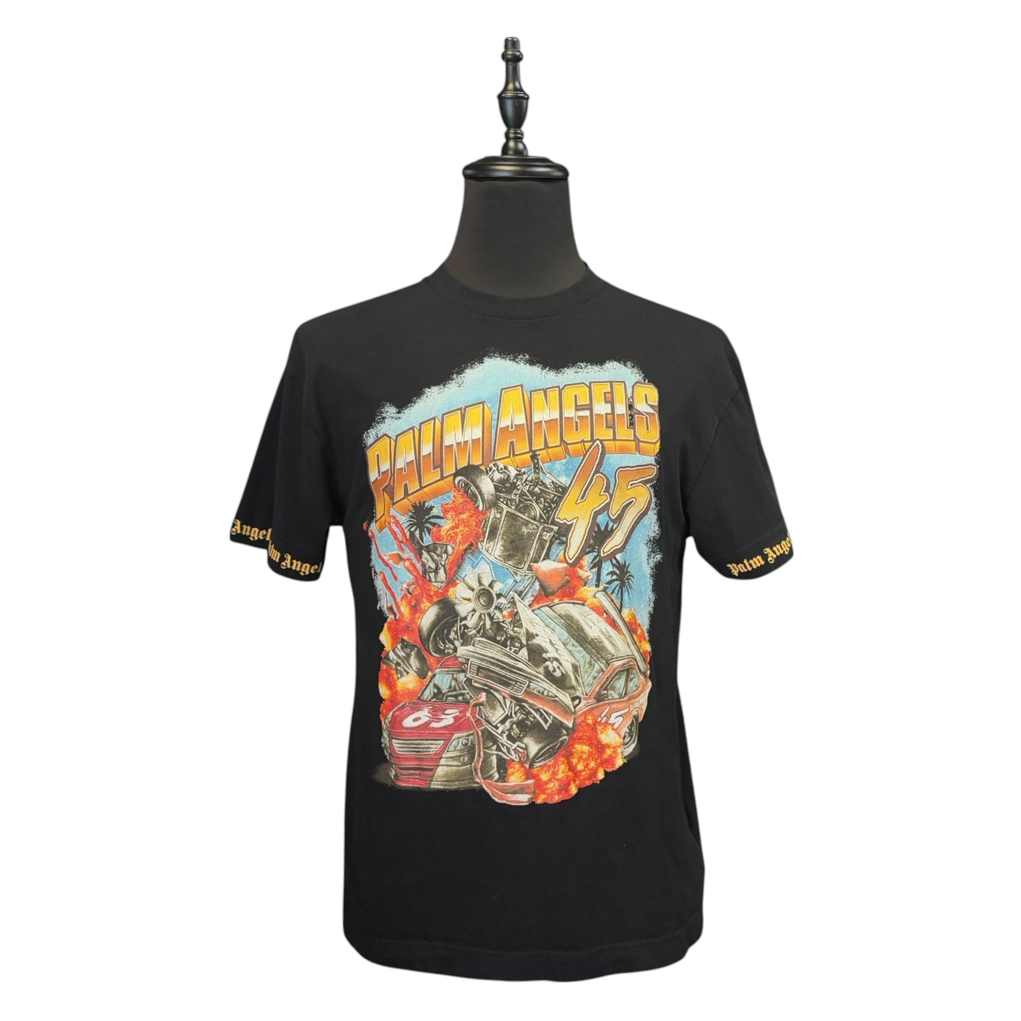 [PALM ANGELS] Palm Angels Car Crash Print T-shirt, Size M