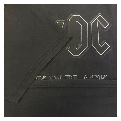 【AC/DC】エーシーディーシー "BACK IN BLACK" Tシャツ XL