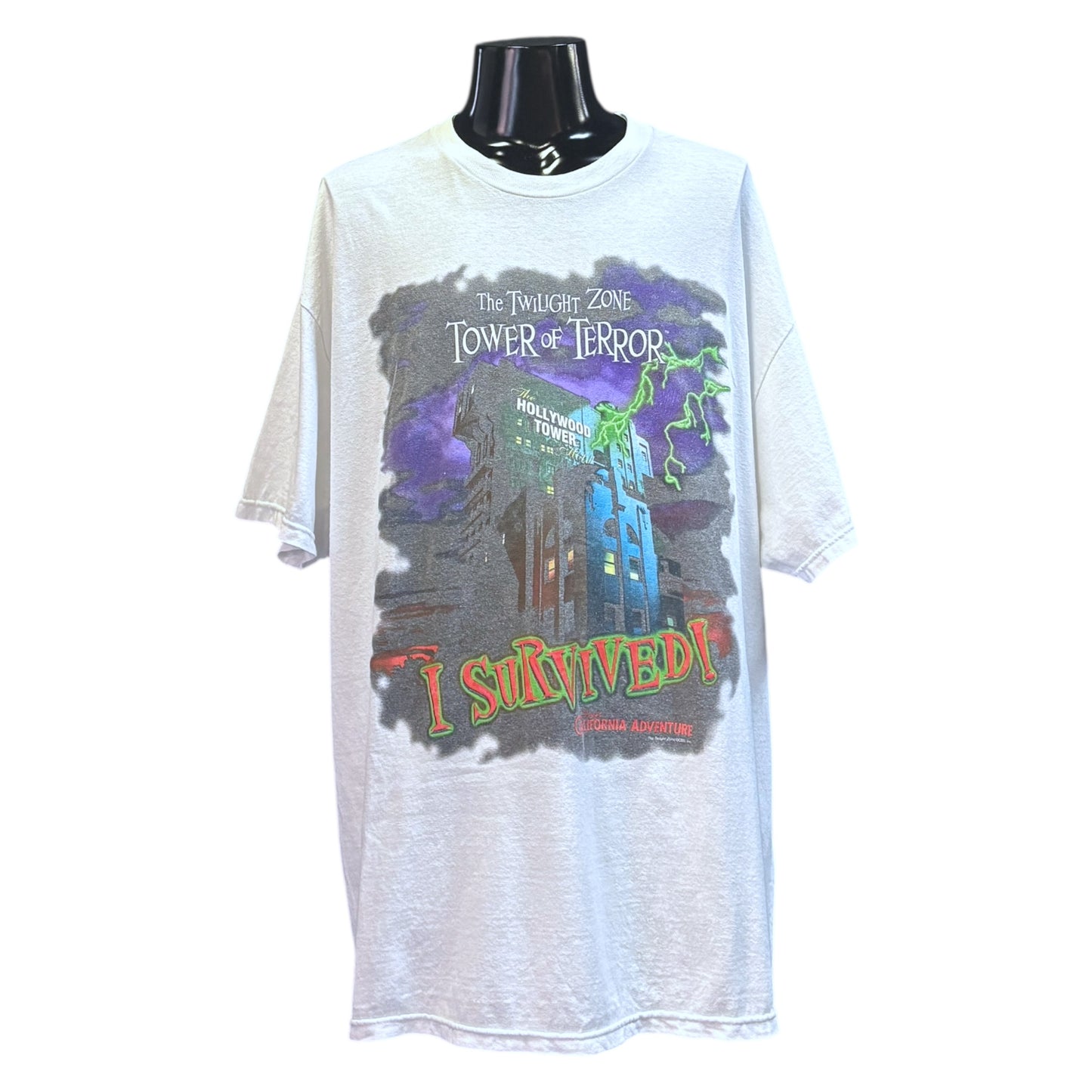 [TOWER OF TERRROR] Tower of Terror Disney T-shirt (XL size)