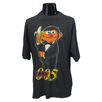 【SESAMI STREET】セサミストリート "Ernie アーニー 005" Tシャツ XL相当