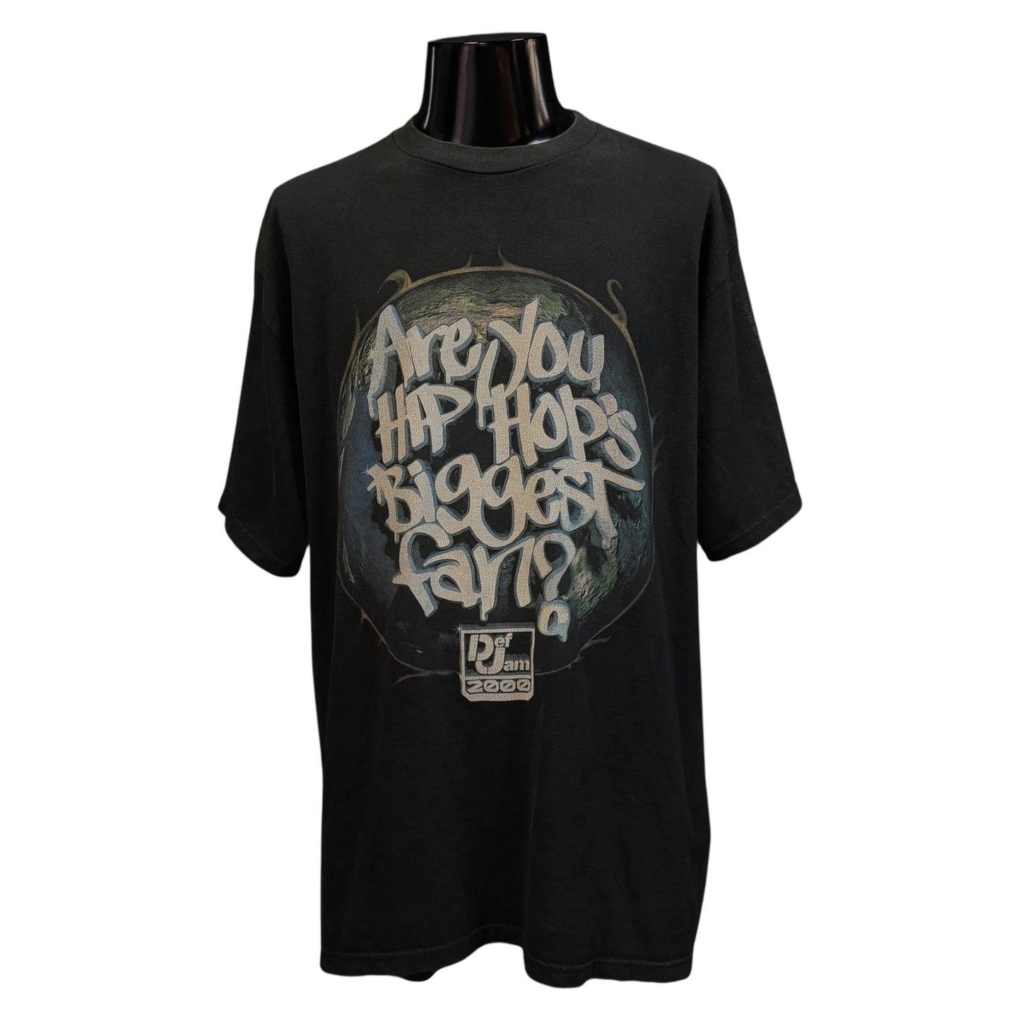 【DEF JAM】デフジャム "2000 Are you HIP HOP'S Biggest fan?" Tシャツ XL
