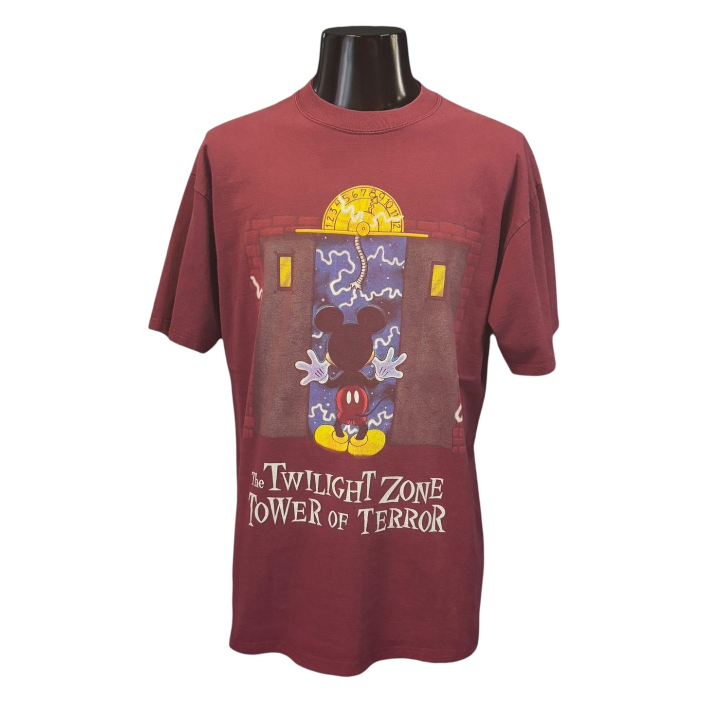 [DISNEY] Disney Tower of Terror "The Twilight Zone Tower of Terror" 90's Vintage T-shirt, Size XL