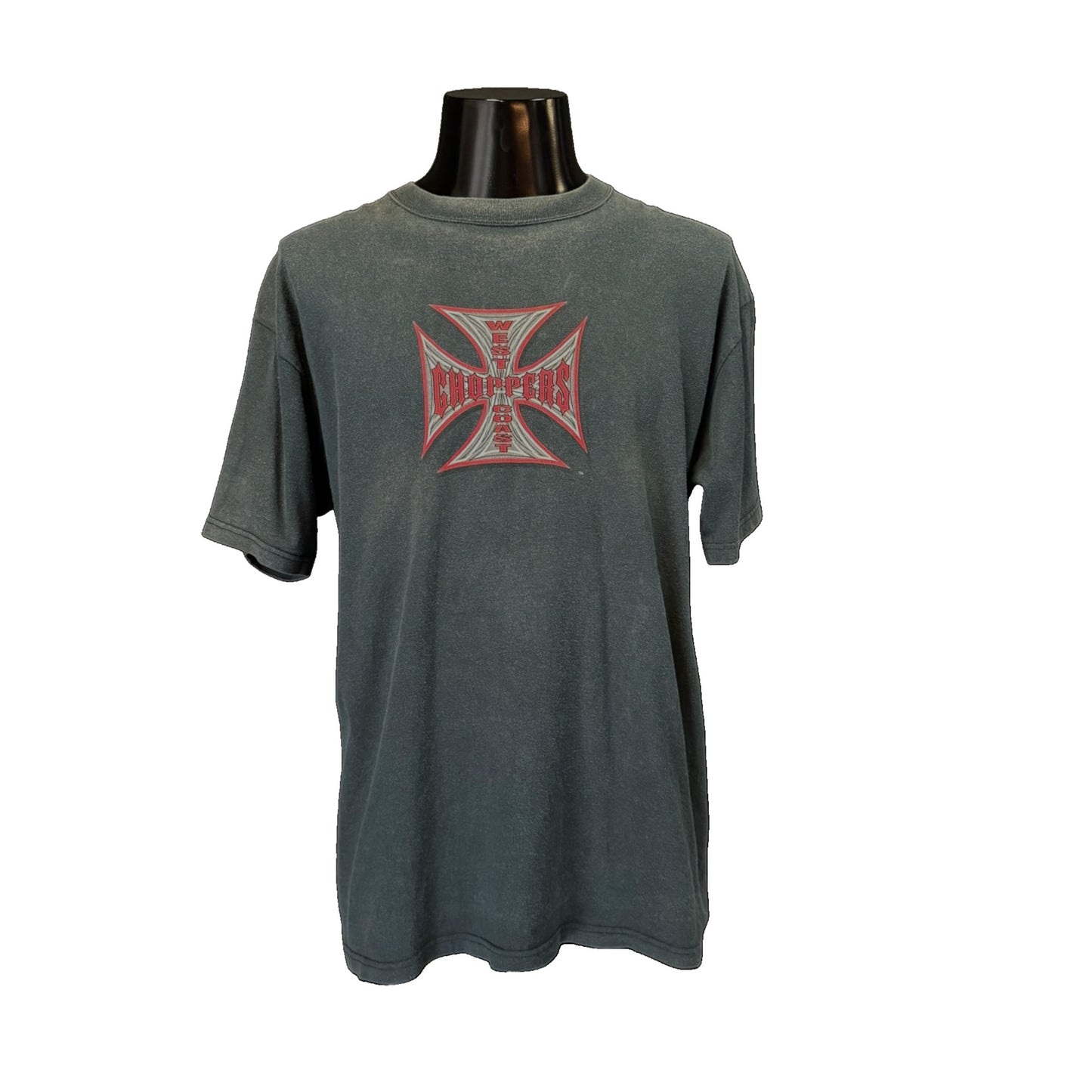 [WEST COAST CHOPPERS] West Coast Choppers Iron Cross Devil T-shirt, Size L