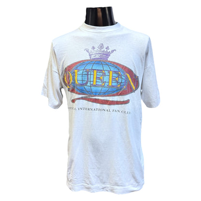 [QUEEN] Queen OFFICIAL INTERNATIONAL FAN CLUB T-shirt, size L