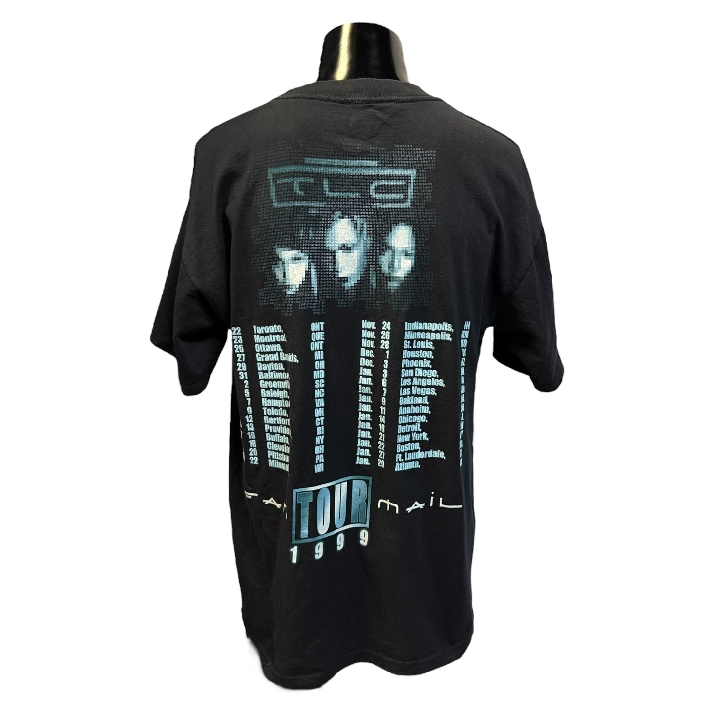 [TLC] TLC "Fan Mail Tour 1999" 90's Vintage T-shirt, size XL