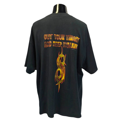 Slipknot Cut Your Throat and Keep Walking T-Shirt, Size 2XL