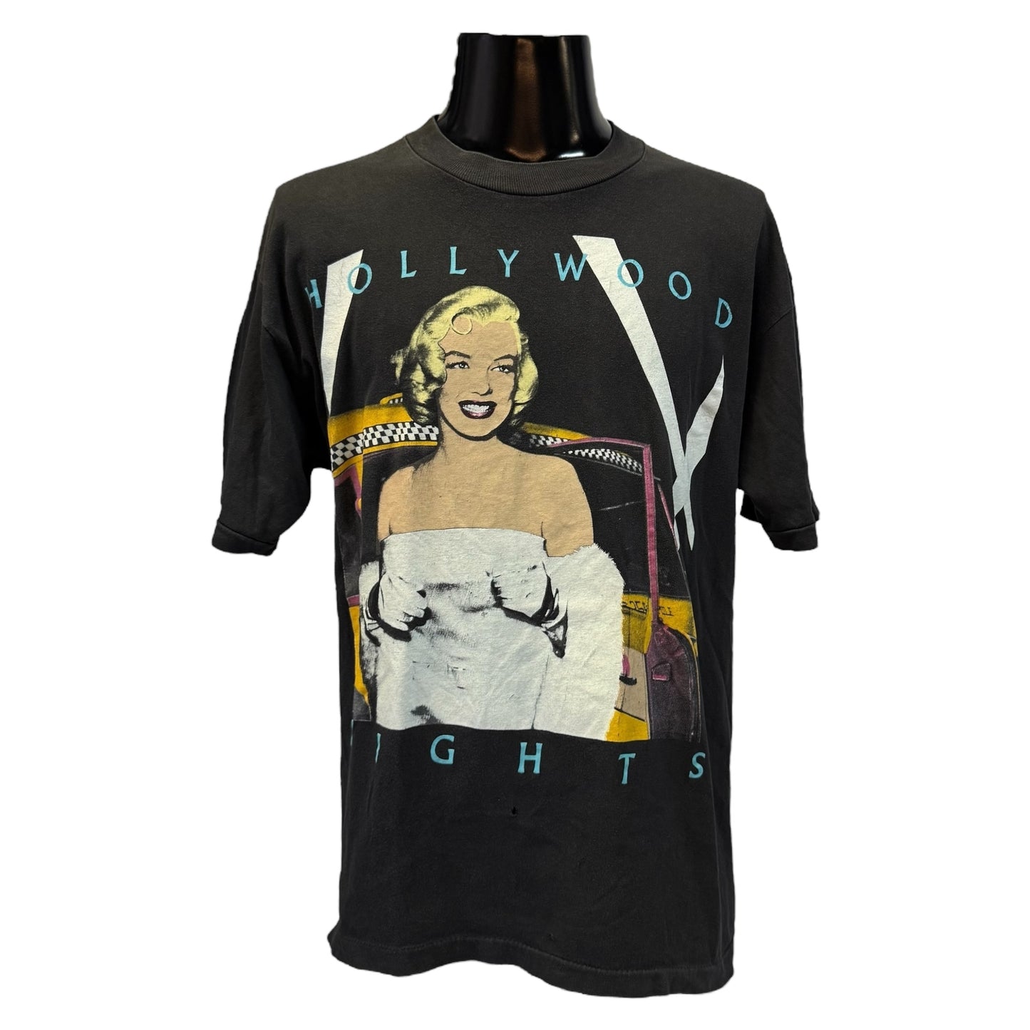 [MARILYN MONROE] Marilyn Monroe "HOLLYWOOD NIGHTS" 90's Vintage T-shirt, size L