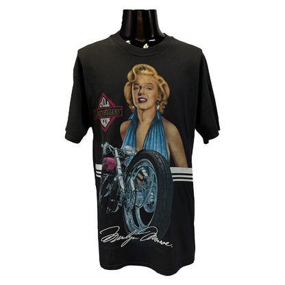 [MARILYN MONROE] Marilyn Monroe "Easyriders magazine" 90's Vintage T-shirt L