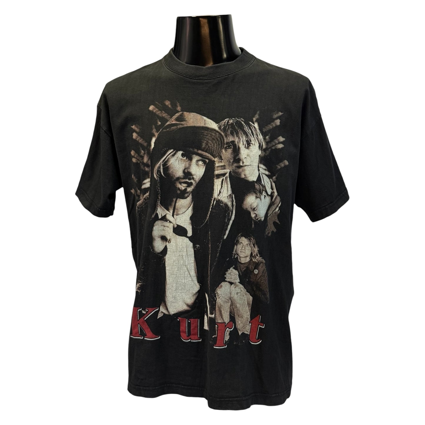 [KURT COBAIN] Kurt Cobain "NIRVANA" 90's Vintage T-shirt (Size L)
