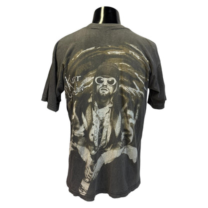 [KURT COBAIN] Kurt Cobain "NIRVANA" 90's Vintage T-shirt (Size L)