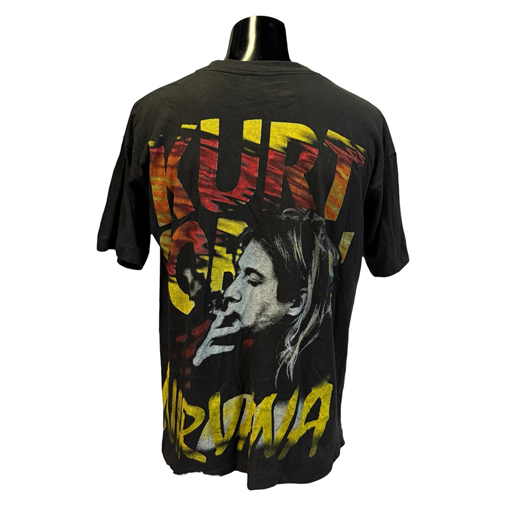 [KURT COBAIN] Kurt Cobain "NIRVANA" 90's Vintage T-shirt (Size L)