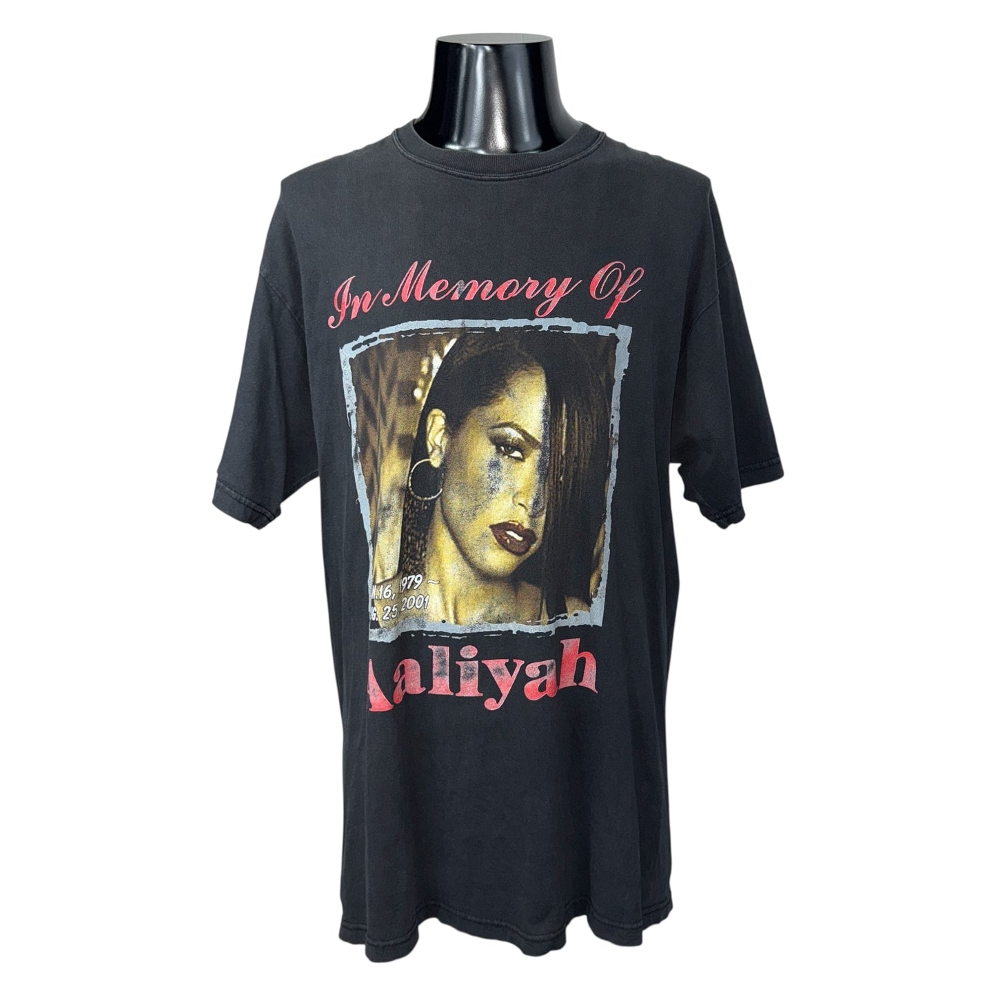 AALIYAH "In Memory Of Aaliyah" Memorial T-Shirt, Size XL