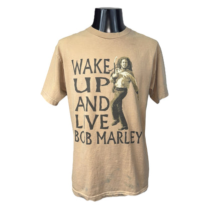 [BOB MARLEY] Bob Marley "WAKE UP AND LIVE" Vintage T-shirt, Size M