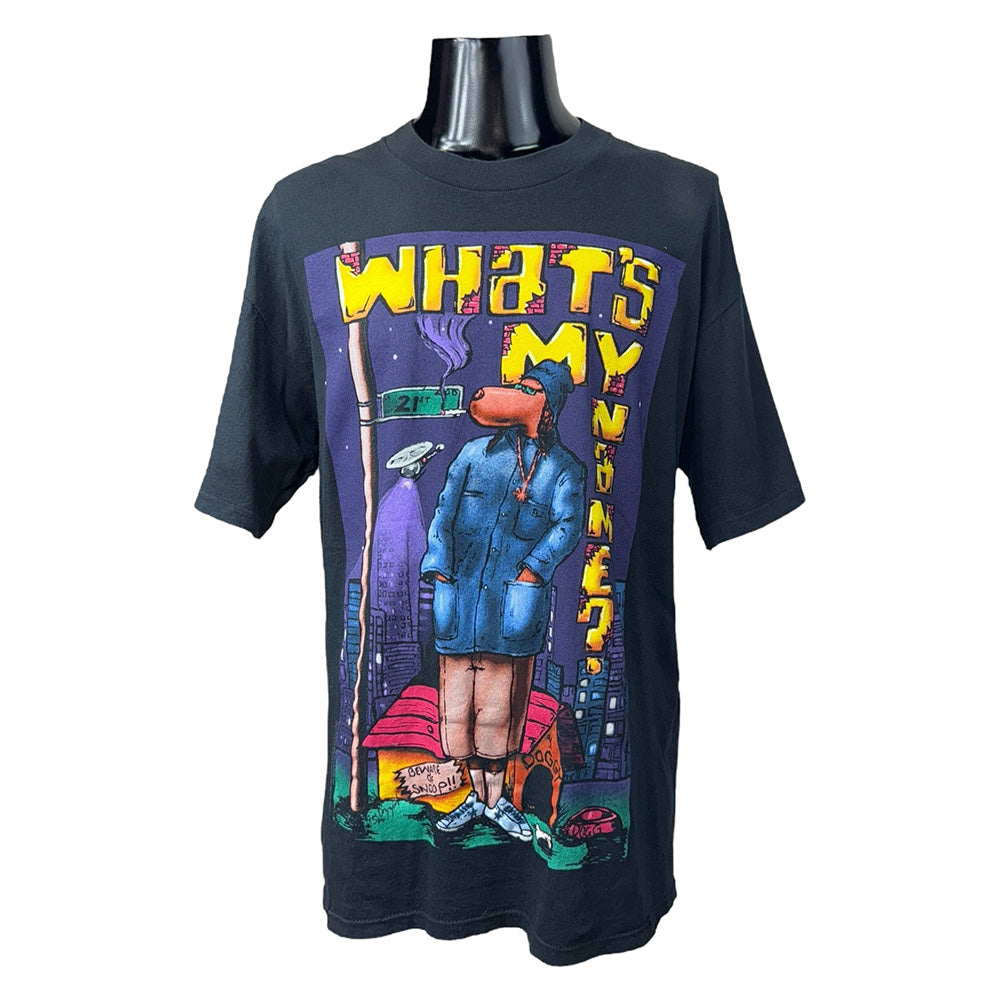 【SNOOP DOGG】スヌープドッグ "What's my name?" 90's Vintage Tシャツ XL