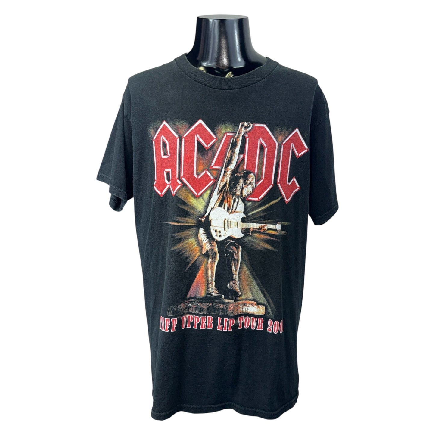 【AC/DC】エーシーディーシー STIFF UPPER LIP TOUR 2001 Vintage Tシャツ XL
