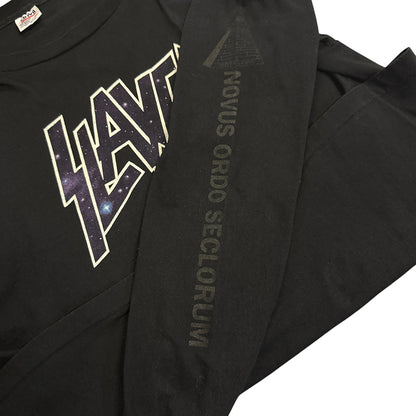 【SLAYER】スレイヤー "Alien Graphic" 90's Vintage ロングスリーブ Tシャツ XL