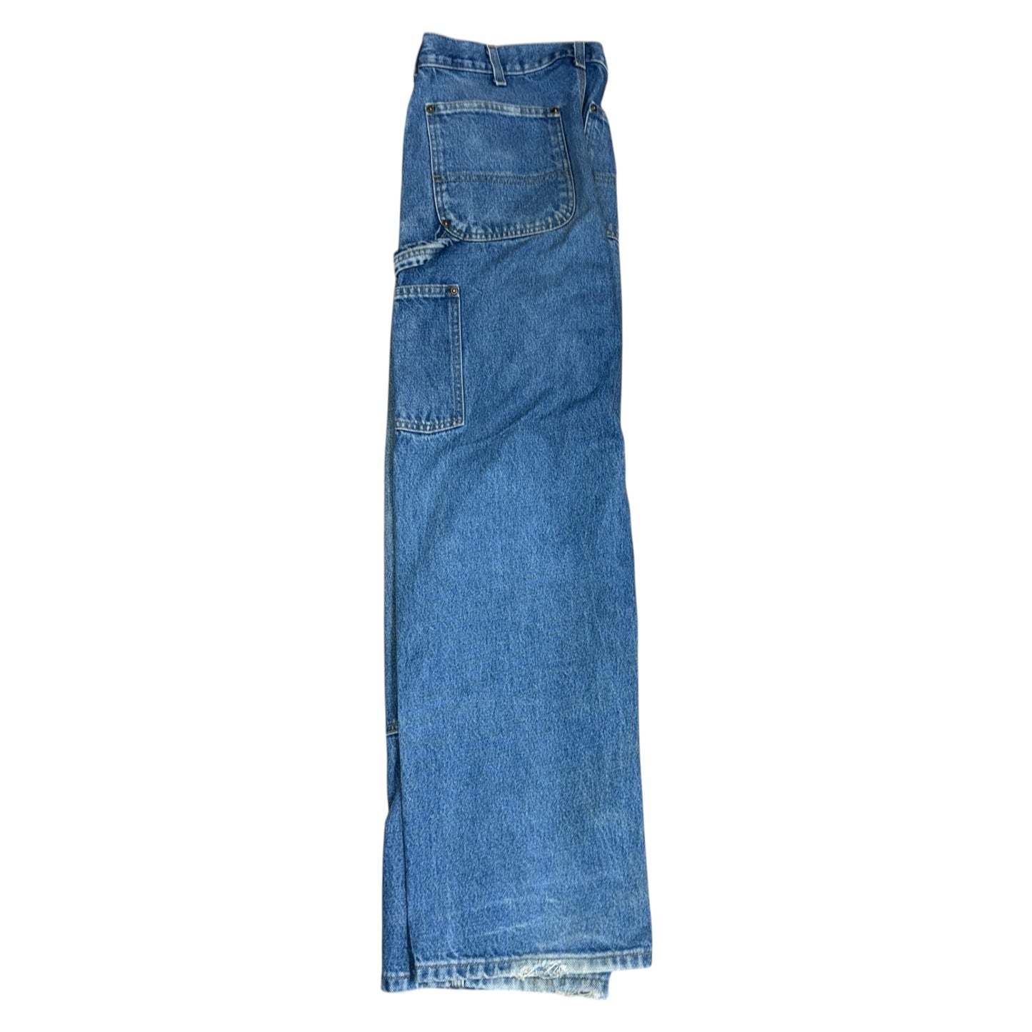 Carhartt Double Knee Double Front Logger Dungaree Denim Painter Pants, 34in.