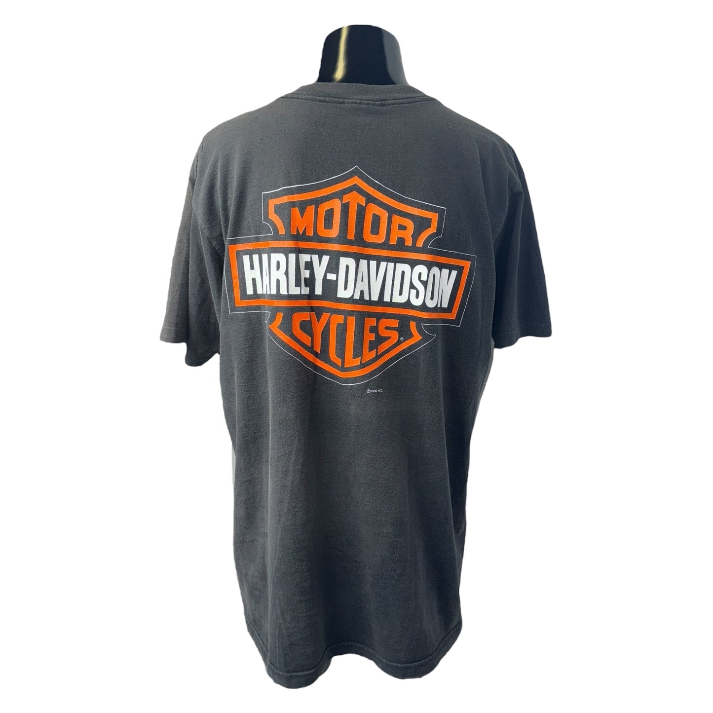 [HARLEY DAVIDSON] Harley Davidson 1996 Copyright Nothing sounds like T-shirt L