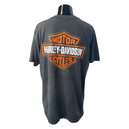 [HARLEY DAVIDSON] Harley Davidson 1996 Copyright Nothing sounds like T-shirt L