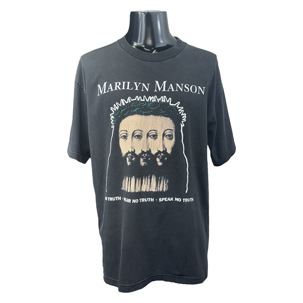 【MARILYN MANSON】マリリンマンソン BELIEVE Vintage Tシャツ L