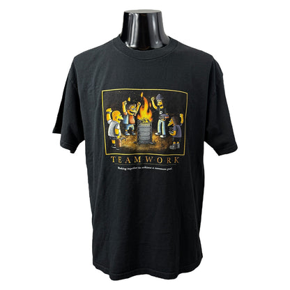 [THE SIMPSONS] The Simpsons TEAMWORK T-shirt