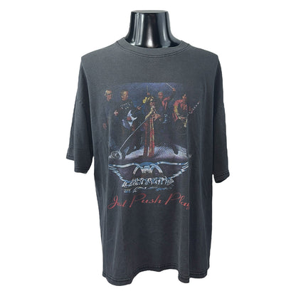 AEROSMITH - AEROSMITH JUST PUSH PLAY TOUR 2001 Hajime Sorayama T-shirt, XL