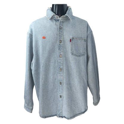 [ERLxLevi's] ERL Levi's 23AW Overshirt Woven Denim Shirt (Size XL)