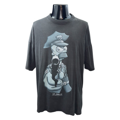【THE SIMPSONS】ザ・シンプソンズ  ポリス ホーマー Tシャツ XL