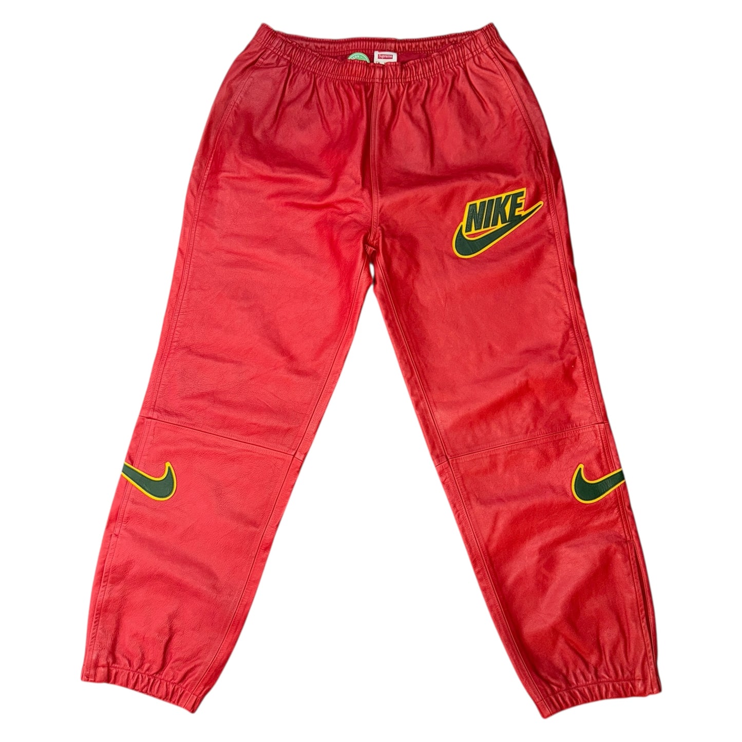 [SUPREME x NIKE] Supreme Nike 19AW Leather Warm Up Pants