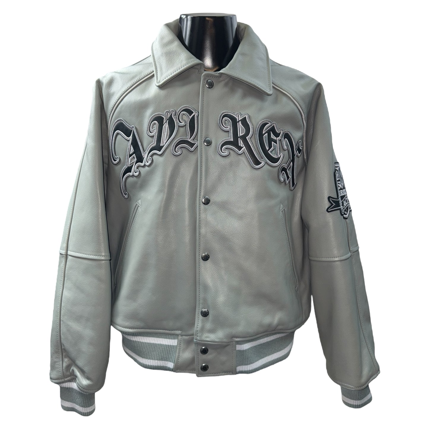 [PALACE] Palace AVIREX LEATHER JACKET GREY