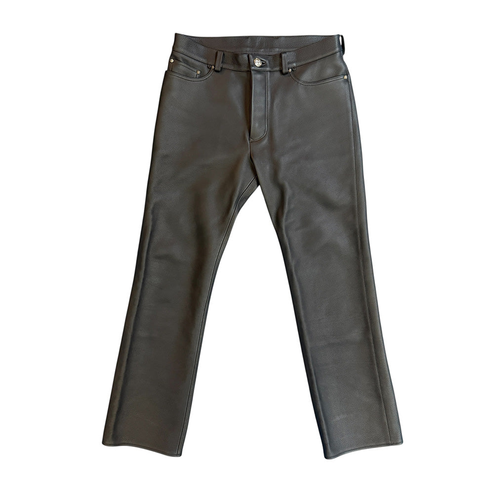 [CHROME HEARTS] Chrome Hearts Black Leather Pants
