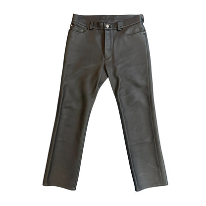 [CHROME HEARTS] Chrome Hearts Black Leather Pants