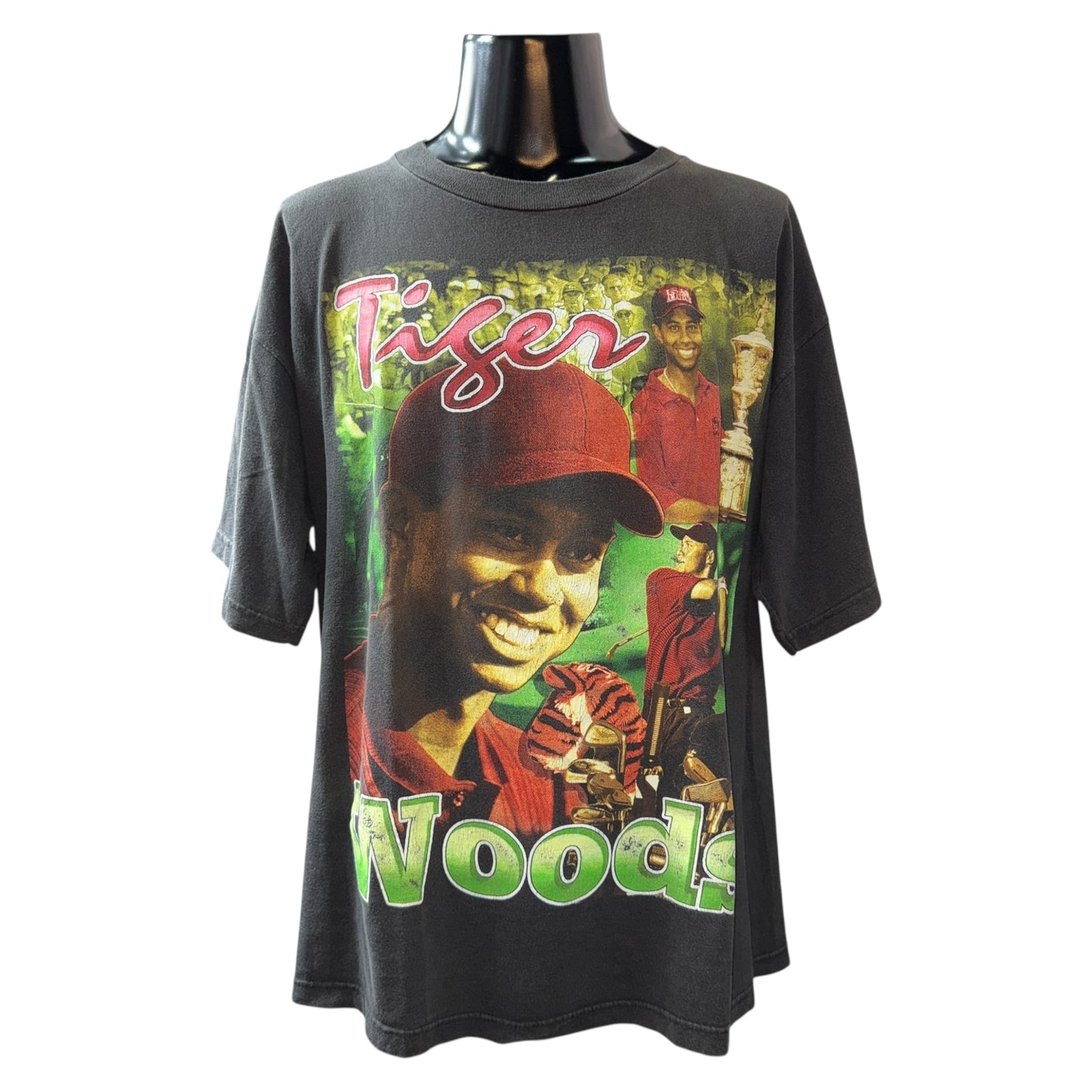 【TIGER WOODS】タイガー・ウッズ "THE FUTURE OF GOLF" 90's-00's Vintage RAP Tシャツ