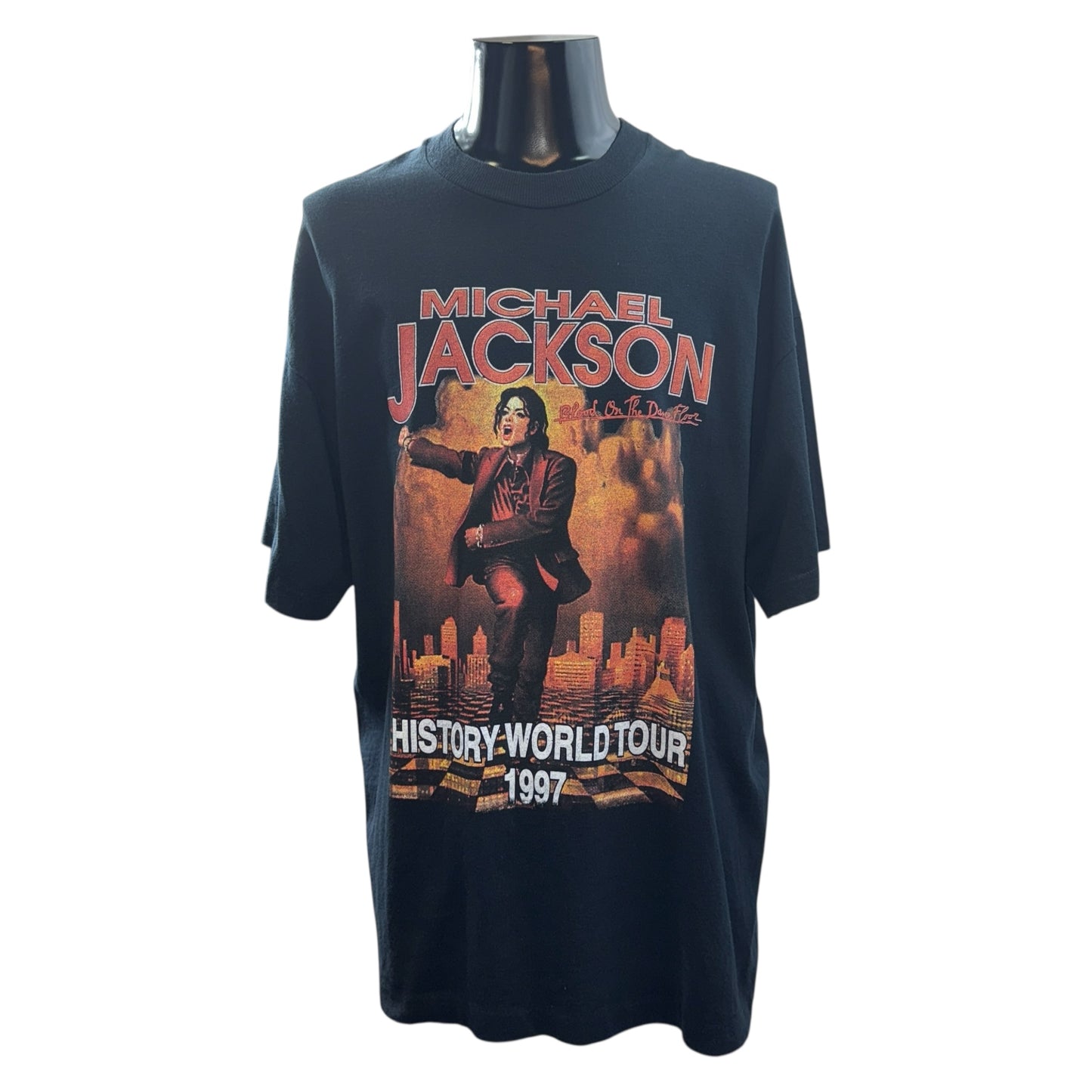 [MICHAEL JACKSON] Michael Jackson HISTORY WORLD TOUR 1997 T-shirt XL