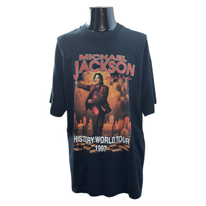 [MICHAEL JACKSON] Michael Jackson HISTORY WORLD TOUR 1997 T-shirt XL