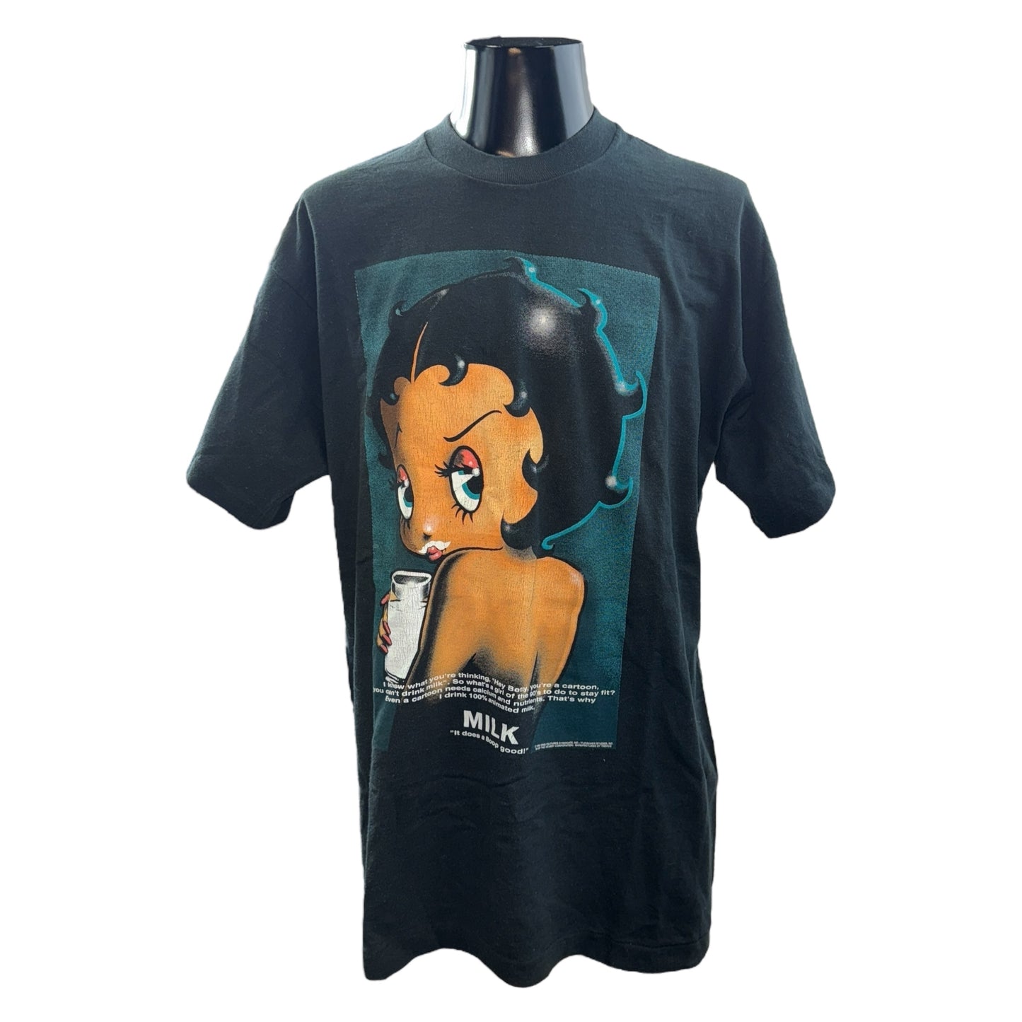 【Betty Boop】ベティ・ブープ "Got Milk?" USA製 90's Vintage Tシャツ XL