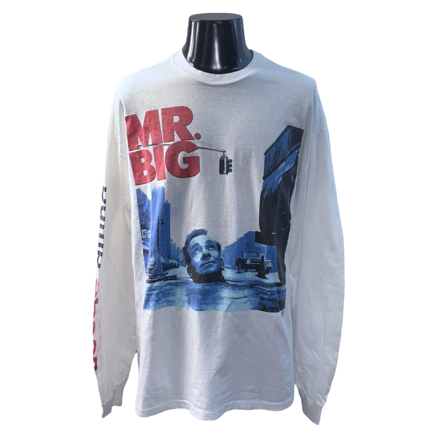 [MR. BIG] Mr. Big "BUMP AHEAD TOUR" 90's USA Made Long Sleeve T-Shirt