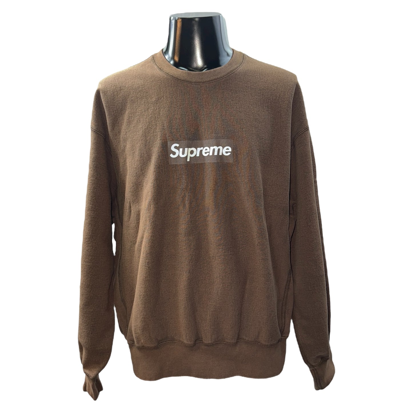 [SUPREME] Supreme Washed Box Logo Crewneck