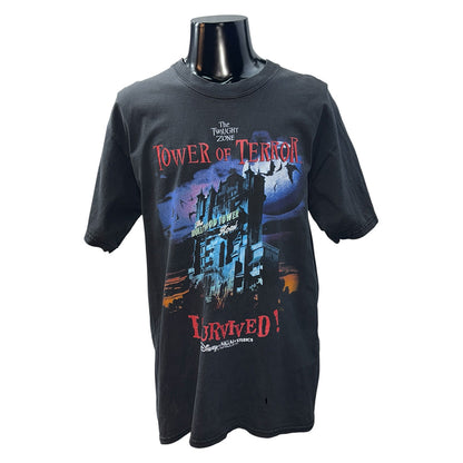 【TOWER OF TERRROR】タワーオブテラー ディズニー Tシャツ