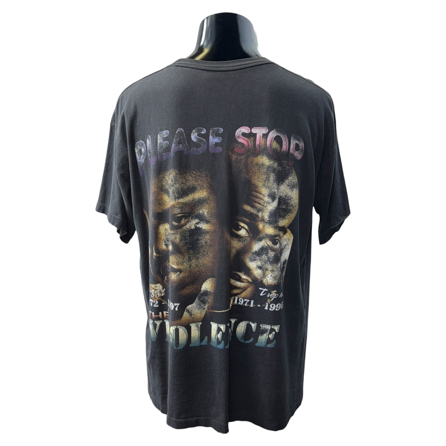 [2PAC &amp; BIGGIE MEMORIAL] Notorious Big 2Pac RAP T-shirt