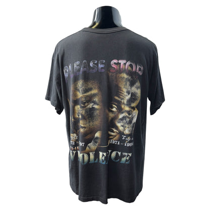 [2PAC &amp; BIGGIE MEMORIAL] Notorious Big 2Pac RAP T-shirt