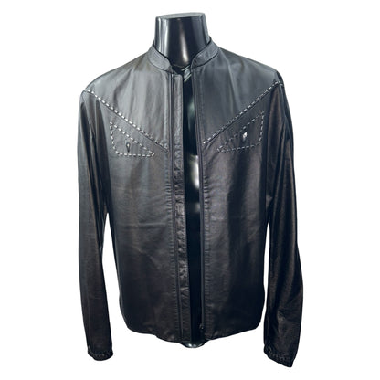 [FENDI] Fendi "BAG BUGS" Leather Jacket