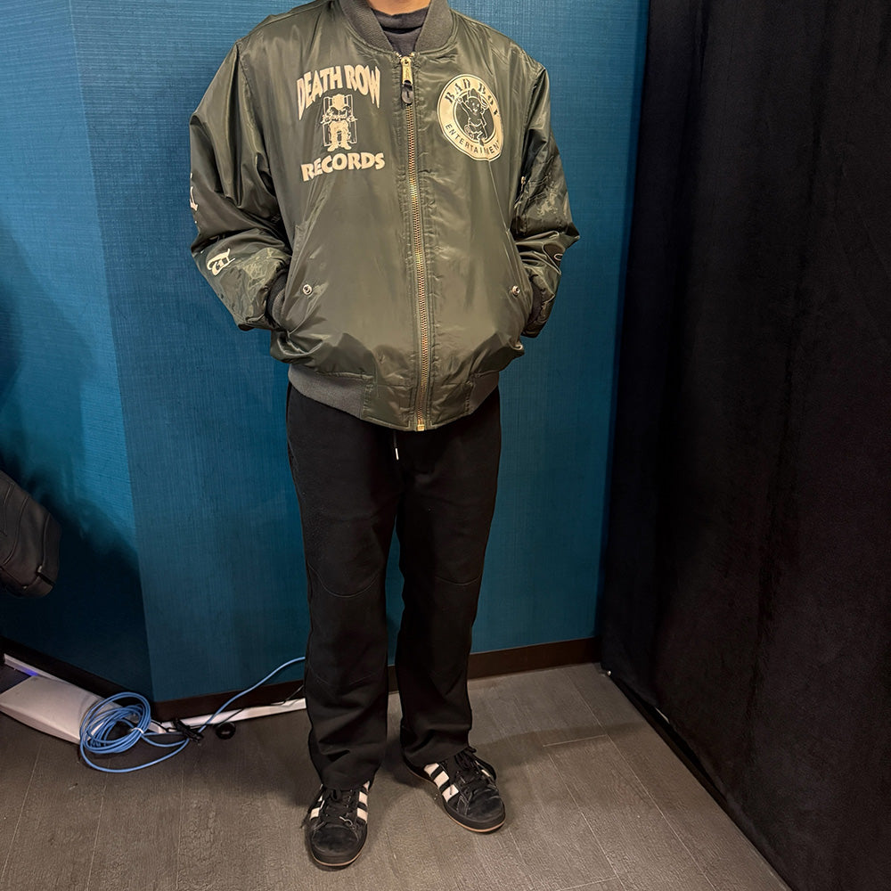 [DEATH ROW × BAD BOY] Death Row × Bad Boy "3PEAT" 2-Way Jacket