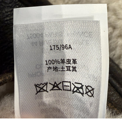 [STUSSY] Stussy Mouton Reversible Leather Vest, Size M