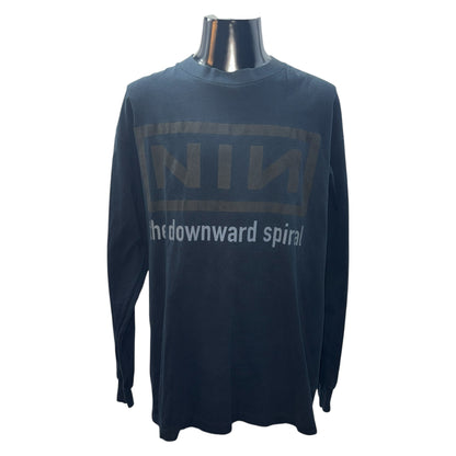 【NINE INCH NAILS】ナイン・インチ・ネイルズ 1994 "The Downward Spiral" ロングT All Spoetタグ
