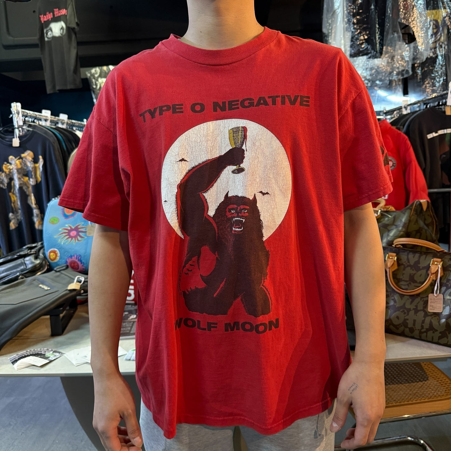 [TYPE O NEGATIVE] Type O Negative "WOLF MOON" DELTA PRO WEIGHT Body T-shirt XL